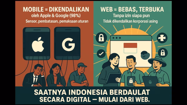 teknologi web vs teknologi mobile dalam hal penjagaan privasi